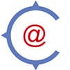 The @ sign surrounded by three-quarters of a circle.