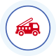 An illustration of a red firetruck.