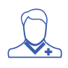 Healthcare provider icon.