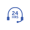 Twenty-four hours headset representing MyNovocure support page.