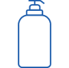 Moisturizer bottle reminding user to keep skin moisturized.